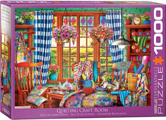 Quilting Craft Room - Ciro Marchetti | Eurographics | 1000 Pieces | Jigsaw Puzzle