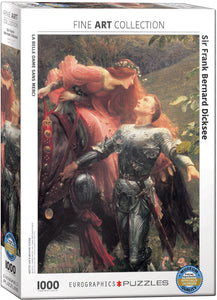 La Belle Dame sans Merci - Sir Frank Bernard Dicksee | Fine Art Collection | Eurographics | 1000 Pieces | Jigsaw Puzzle