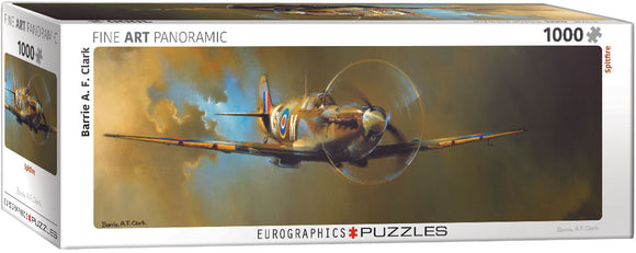 Eurographics | Spitfire - Barrie A.F. Clark | Fine Art Collection | 1000 Pieces | Panorama Jigsaw Puzzle