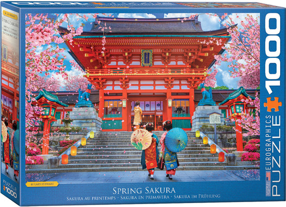 Eurographics | Spring Sakur - David McLean | Artist Series | 1000 Pieces | Jigsaw Puzzle