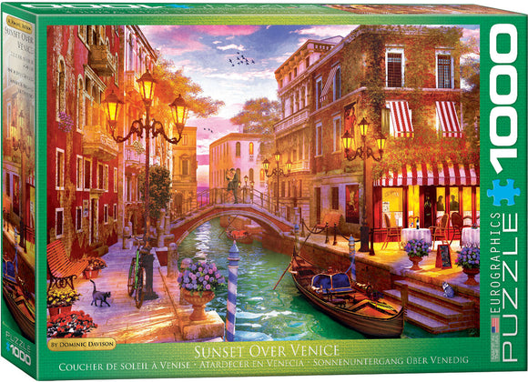 Eurographics | Sunset Over Venice - Dominic Davison | 1000 Pieces | Jigsaw Puzzle