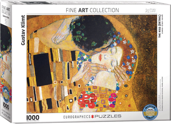 Eurographics | The Kiss - Gustav Klimt | Fine Art Collection | 1000 Pieces | Jigsaw Puzzle
