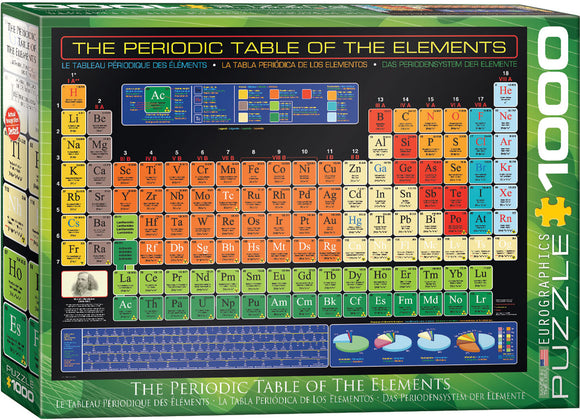 Eurographics | The Periodic Table of the Elements | 1000 Pieces | Jigsaw Puzzle