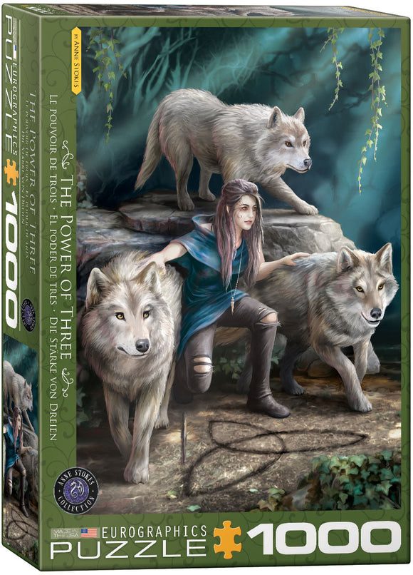 Eurographics | The Power of Three - Anne Stokes | Artist Series | 1000 Pieces | Jigsaw Puzzle