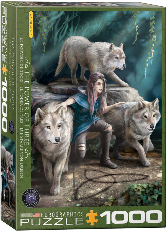 The Power of Three - Anne Stokes | Artist Series | Eurographics | 1000 Pieces | Jigsaw Puzzle