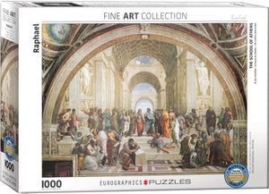 The School of Athens - Raphael | Fine Art Collection | Eurographics | 1000 Pieces | Jigsaw Puzzle