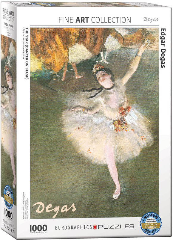 Eurographics | The Star (Dancer on Stage) - Edgar Degas | Fine Art Collection | 1000 Pieces | Jigsaw Puzzle