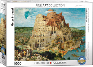 The Tower of Babel - Pieter Bruegel | Fine Art Collection | Eurographics | 1000 Pieces | Jigsaw Puzzle