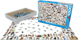 The World of Dogs - Animal Charts | Eurographics | 1000 Pieces | Jigsaw Puzzle