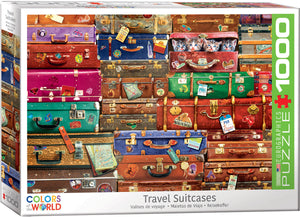 Travel Suitcases - Colours of the World | Eurographics | 1000 Pieces | Jigsaw Puzzle