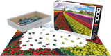Eurographics | Tulip Fields - Netherlands | HDR Photography | 1000 Pieces | Jigsaw Puzzle