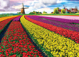 Eurographics | Tulip Fields - Netherlands | HDR Photography | 1000 Pieces | Jigsaw Puzzle