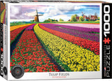 Tulip Fields - Netherlands | HDR Photography | Eurographics | 1000 Pieces | Jigsaw Puzzle