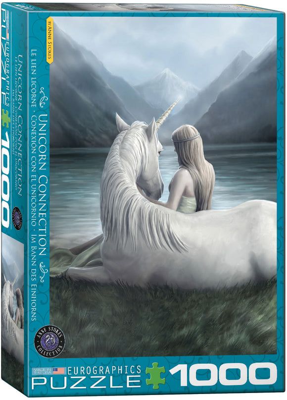 Eurographics | Unicorn Connection - Anne Stokes | Artist Series | 1000 Pieces | Jigsaw Puzzle