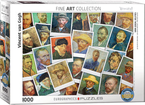 Van Gogh Selfies - Vincent Van Gogh | Fine Art Collection | Eurographics | 1000 Pieces | Jigsaw Puzzle