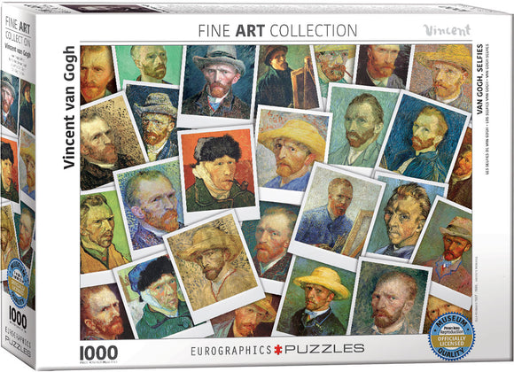 Van Gogh Selfies - Vincent Van Gogh | Fine Art Collection | Eurographics | 1000 Pieces | Jigsaw Puzzle