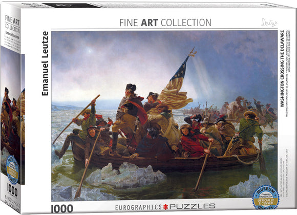 Eurographics | Washington Crossing the Delaware - Emanuel Leutze | Fine Art Collection | 1000 Pieces | Jigsaw Puzzle