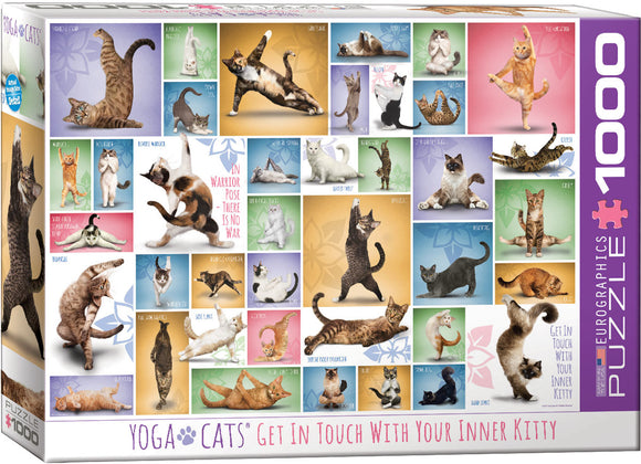 Eurographics | Yoga Cats - Yoga Dogs & Cats Collection | 1000 Pieces | Jigsaw Puzzle