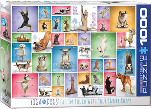 Eurographics | Yoga Dogs - Yoga Dogs & Cats Collection | 1000 Pieces | Jigsaw Puzzle