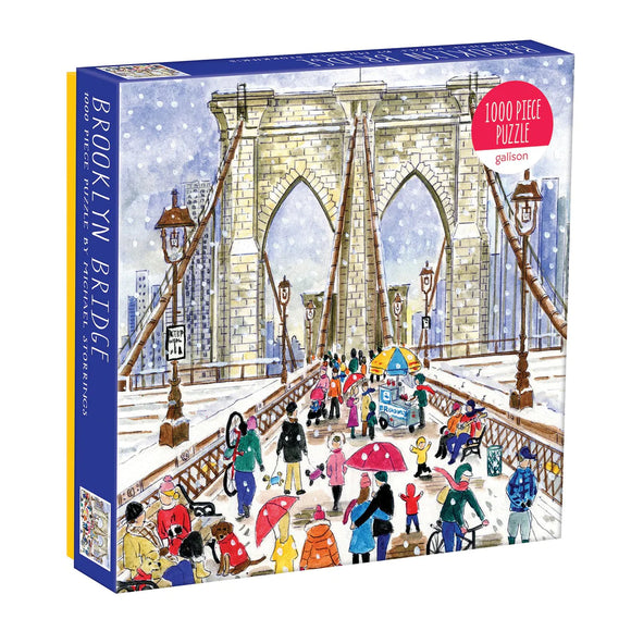 Galison | Brooklyn Bridge - Michael Storrings | 1000 Pieces | Jigsaw Puzzle