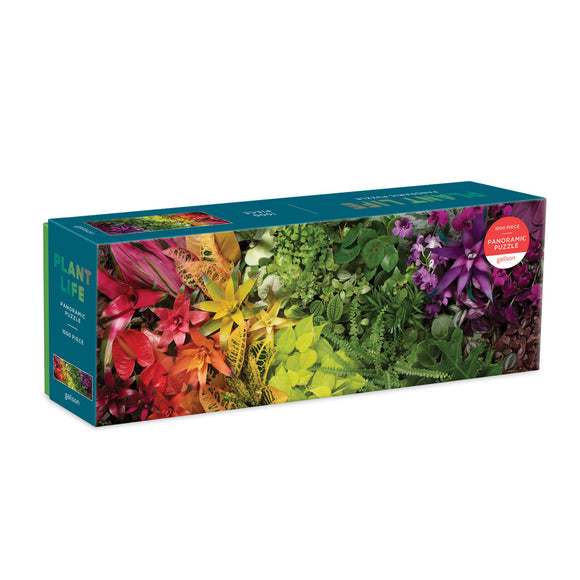 Galison | Plant Life - Julie Seabrook Ream | 1000 Pieces | Panoramic Jigsaw Puzzle