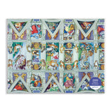 Sistine Chapel Ceiling - Meowsterpiece of Western Art | Galison | 2000 Pieces | Jigsaw Puzzle