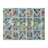 Sistine Chapel Ceiling - Meowsterpiece of Western Art | Galison | 2000 Pieces | Jigsaw Puzzle