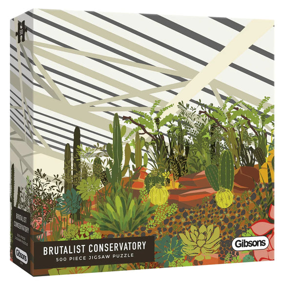 Gibsons | Brutalist Conservatory | 500 Pieces | Jigsaw Puzzle
