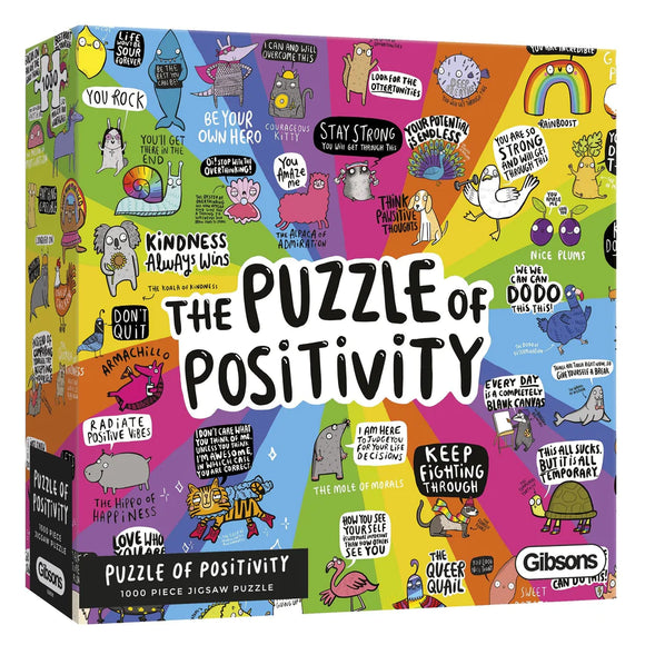 The Puzzle of Positivity - Katie Abey | Gibsons | 1000 Pieces | Jigsaw Puzzle