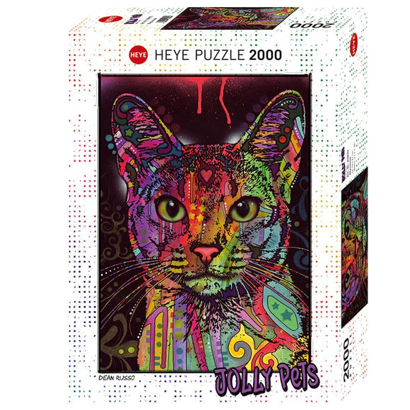 HEYE | Abyssinian - Jolly Pets | Dean Russo | 2000 Pieces | Jigsaw Puzzle