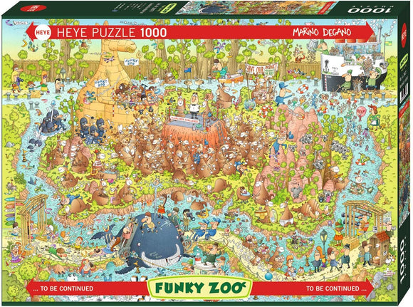 HEYE | Australian Habitat - Funky Zoo | Marino Degano | 1000 Pieces | Jigsaw Puzzle