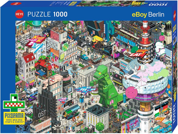 HEYE | Berlin Quest - Pixorama | eBoy | 1000 Pieces | Jigsaw Puzzle