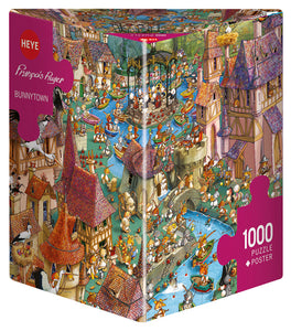 Bunnytown - François Ruyer | Heye | 1000 Pieces | Jigsaw Puzzle