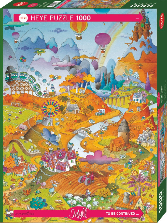 By The Field - Idyll | Mordillo | Heye | 1000 Pieces | Jigsaw
