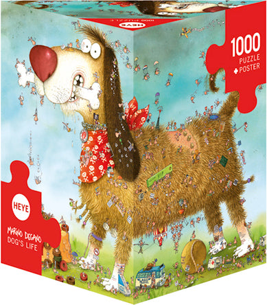 HEYE | Dog's Life - Marino Degano | 1000 Pieces | Jigsaw Puzzle