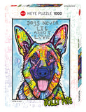 HEYE | Dogs Never Lie - Jolly Pets | Dean Russo | 1000 Pieces | Jigsaw Puzzle