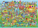Doodle Village - Jon Burgerman | Pens are my Friends | Heye | 1000 Pieces | Jigsaw Puzzle