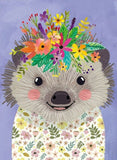 Funny Hedgehog - Floral Friends | Mia Charro | Heye | 500 Pieces | Jigsaw Puzzle