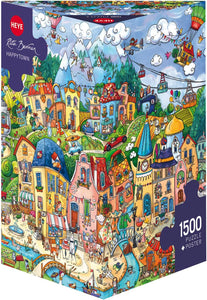 Happytown - Rita Berman | Heye | 1500 Pieces | Jigsaw Puzzle