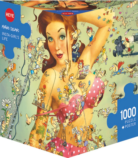 HEYE | Insta Girl's Life - Marino Degano | 1000 Pieces | Jigsaw Puzzle
