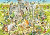 Jurassic Habitat - Funky Zoo | Marino Degano | Heye | 1000 Pieces | Jigsaw Puzzle