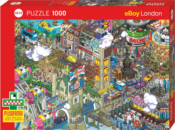 London Quest - Pixorama | eBoy | Heye | 1000 Pieces | Jigsaw Puzzle