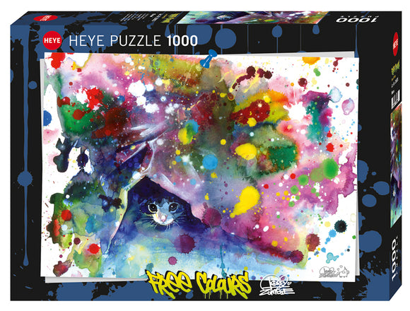 HEYE | Meow - Free Colours | Lora Zombie | 1000 Pieces | Jigsaw Puzzle