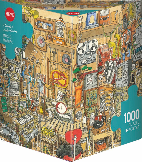 Music Mania - Mattias Adolfsson | Heye | 1000 Pieces | Jigsaw Puzzle