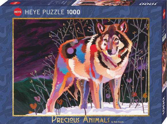 HEYE | Night Wolf - Precious Animals | Bob Coonts | 1000 Pieces | Jigsaw Puzzle