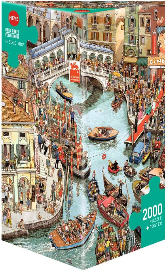 O Sole Mio! - Doris Göbel & Peter Knorr | Heye | 2000 Pieces | Jigsaw Puzzle