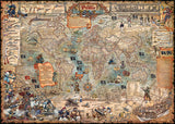 Pirate World - Map Art | Rajko Zigic | Heye | 2000 Pieces | Jigsaw Puzzle