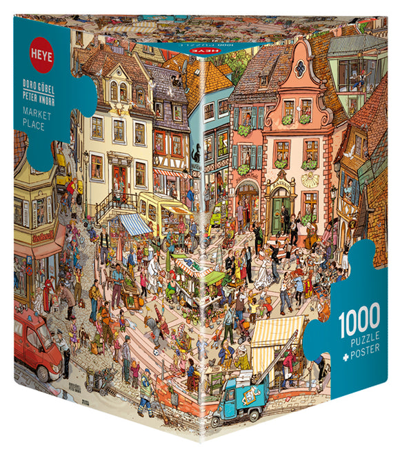HEYE | Market Place - Doris Göbel & Peter Knorr | 1000 Pieces | Jigsaw Puzzle