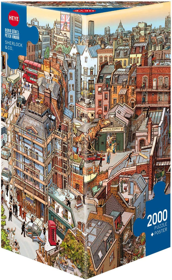 HEYE | Sherlock & Co. - Doris Göbel & Peter Knorr | 2000 Pieces | Jigsaw Puzzle