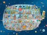 HEYE | Spaceship - Mattias Adolfsson | 1500 Pieces | Jigsaw Puzzle